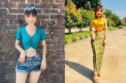 Nữ sinh Myanmar có vòng eo nhỏ khó tin chỉ 35cm nhờ gen di truyền