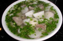 Cách nấu canh xương khoai sọ ăn chẳng biết no
