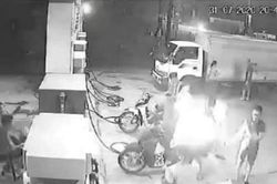 Xử phạt nhóm thanh niên hút thuốc gây cháy tại cây xăng