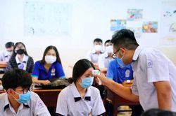 Thí sinh ho, sốt cần báo ngay với ban tổ chức thi