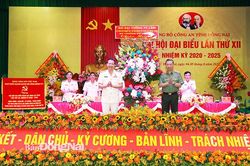 Khai mạc Đại hội đại biểu Đảng bộ Công an tỉnh lần thứ XII
