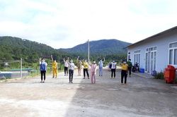 Bên trong khu cách ly tập trung tại Công ty Hokkaido