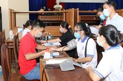 Sinh viên Trường ĐH Tiền Giang chung sức hiến máu cứu người