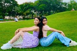 Cư dân mạng 'phát sốt' với nhan sắc bất chất cam thường của hai cô con gái nhà MC Quyền Linh