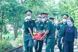 Vĩnh Linh: Tổ chức truy điệu và an táng hài cốt 2 liệt sĩ