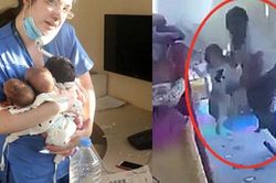 4 cháu bé thoát chết trong gang tấc nhờ 2 'người dưng' trong vụ nổ lớn tại Lebanon