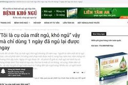 Sản phẩm Định tâm an giấc và Liên Tâm An quảng cáo không đúng sự thật