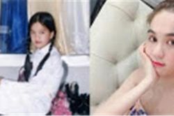 Ngọc Trinh 'lộ' ảnh đẹp hiền lành thuở nhỏ