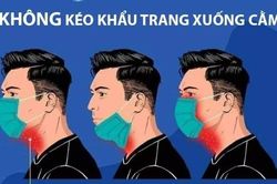 CDC lưu ý đeo khẩu trang đúng cách để hạn chế sự lây truyền của Covid-19