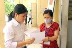 13.808 thí sinh bắt đầu làm thủ tục thi tốt nghiệp THPT