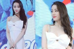 Địch Lệ Nhiệt Ba đập tan tin đồn lão hóa sớm, khi diện váy trắng tại sự kiện fan meeting ở Thượng Hải 8/8