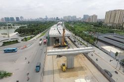 Thông xe vành đai 3 trên cao, đoạn Mai Dịch - Nam Thăng Long trước 10-10