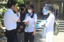 Quảng Nam: Thí sinh hài lòng với câu hỏi liên quan dịch Covid-19