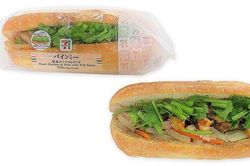 Bánh mì Việt xuất hiện trong chuỗi cửa hàng tiện lợi ở Nhật Bản