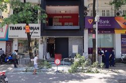 Nổ bình gas tại nhà hàng món ăn Nhật trên đường Kim Mã, 2 người bị bỏng nhập viện cấp cứu
