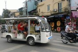 Hà Nội sẽ có thêm 8 khu du lịch được sử dụng xe điện 4 bánh chở khách tham quan