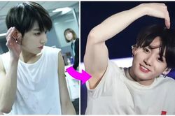 Jungkook đã trở thành 'maknae' cơ bắp đến các 'hyung' BTS cũng sợ