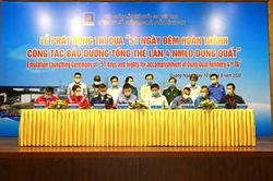 BSR phát động thi đua '51 ngày đêm hoàn thành công tác BDTT lần 4 NMLD Dung Quất'