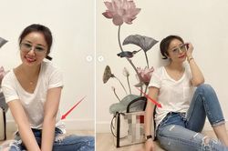 Lâm Tâm Như khoe bụng phẳng trước nghi vấn mang thai ở tuổi 44