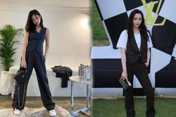 F5 phong cách với áo gi-lê để độc lạ như Jennie Black Pink, Địch Lệ Nhiệt Ba