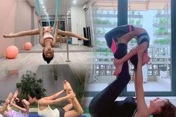 Tiểu công chúa nhà sao Việt tập yoga, uốn dẻo điêu luyện không thua mẹ