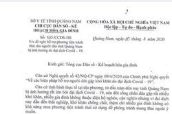 Quảng Nam xin hỗ trợ phương tiện tránh thai cho dân bị ảnh hưởng dịch COVID-19