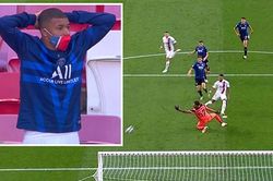Mbappe sốc trước pha bỏ lỡ của Neymar