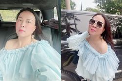 Phượng Chanel diện áo trễ vai voan bèo, mong manh nhẹ nhàng như gái 18