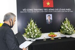Lễ viếng nguyên Tổng Bí thư Lê Khả Phiêu tại Venezuela, Anh, Ba Lan, Mexico và Myanmar