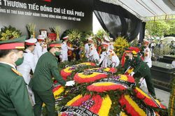 Lễ an táng nguyên Tổng Bí thư Lê Khả Phiêu tại Nghĩa trang Mai Dịch