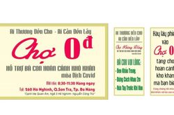 Khai trương chợ 0 đồng
