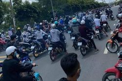 Cả trăm thanh niên tụ tập đua xe trái phép, làm náo loạn đường phố