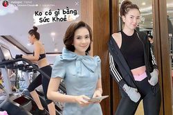 Nhìn Mai Ngọc toát mồ hôi tập môn mới thì thấy ở nhà vẫn tút được dáng xinh