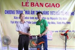Trao nhà tình nghĩa ở Hạ Hòa