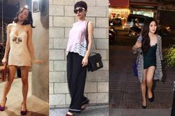 Sao Việt gây 'nhức mắt' vì diện mốt đồ ngủ ra đường, dự sự kiện
