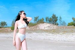 Thí sinh Hoa hậu Việt Nam 2020 gây chú ý nhờ chiều cao khủng