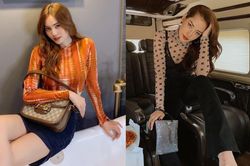 Ninh Dương Lan Ngọc, Chi Pu lăng xê mốt áo cổ lọ ôm sát, bất chấp tiết trời mùa hè đổ lửa