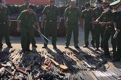 Tiêu hủy gần 1000 hung khí, vũ khí thô sơ nguy hiểm