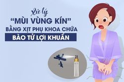 Xử lý 'mùi vùng kín' bằng xịt phụ khoa chứa bào tử lợi khuẩn