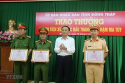 Đồng Tháp: Truy bắt nghi phạm vận chuyển hơn 45 kg ma túy
