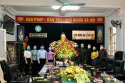 Thanh Hóa: MTTQ tỉnh chúc mừng Ban Trị sự Giáo hội Phật giáo ngày Lễ Vu lan