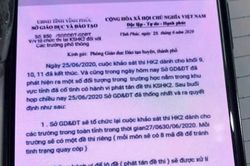 Vĩnh Phúc: Làm giả văn bản của Sở GD&ĐT, một học sinh bị phạt 3,75 triệu đồng