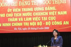 Đảng, Nhà nước đánh giá cao cán bộ làm công tác an ninh chính trị nội bộ