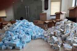 Đột kích 5 cơ sở sản xuất thu giữ hàng triệu chiếc khẩu trang không rõ nguồn gốc, kém chất lượng