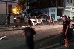 Hiện trường 'xe điên' tông liên hoàn khiến nữ công an phường thiệt mạng