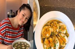 Mẹ đảm Lê Phương khoe mâm cơm không khác gì nhà hàng