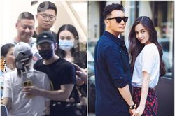 Hôn nhân của Huỳnh Hiểu Minh - Angelababy: Chồng vô tư ôm bạn diễn nữ, không sợ vợ ghen?