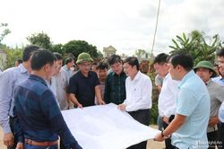 Đẩy nhanh tiến độ giải phóng mặt bằng thi công đường cao tốc Bắc - Nam