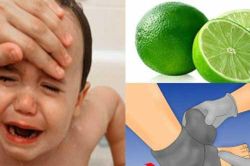 Hạ sốt cho trẻ bằng chanh tươi, con nhanh khỏi lại không hại gan hại thận