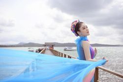 Á hậu Lý Kim Thảo bay bổng trong BST của NTK Nhật Dũng